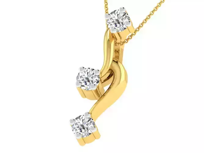 Women light weight pendant 3dm stl render detail 