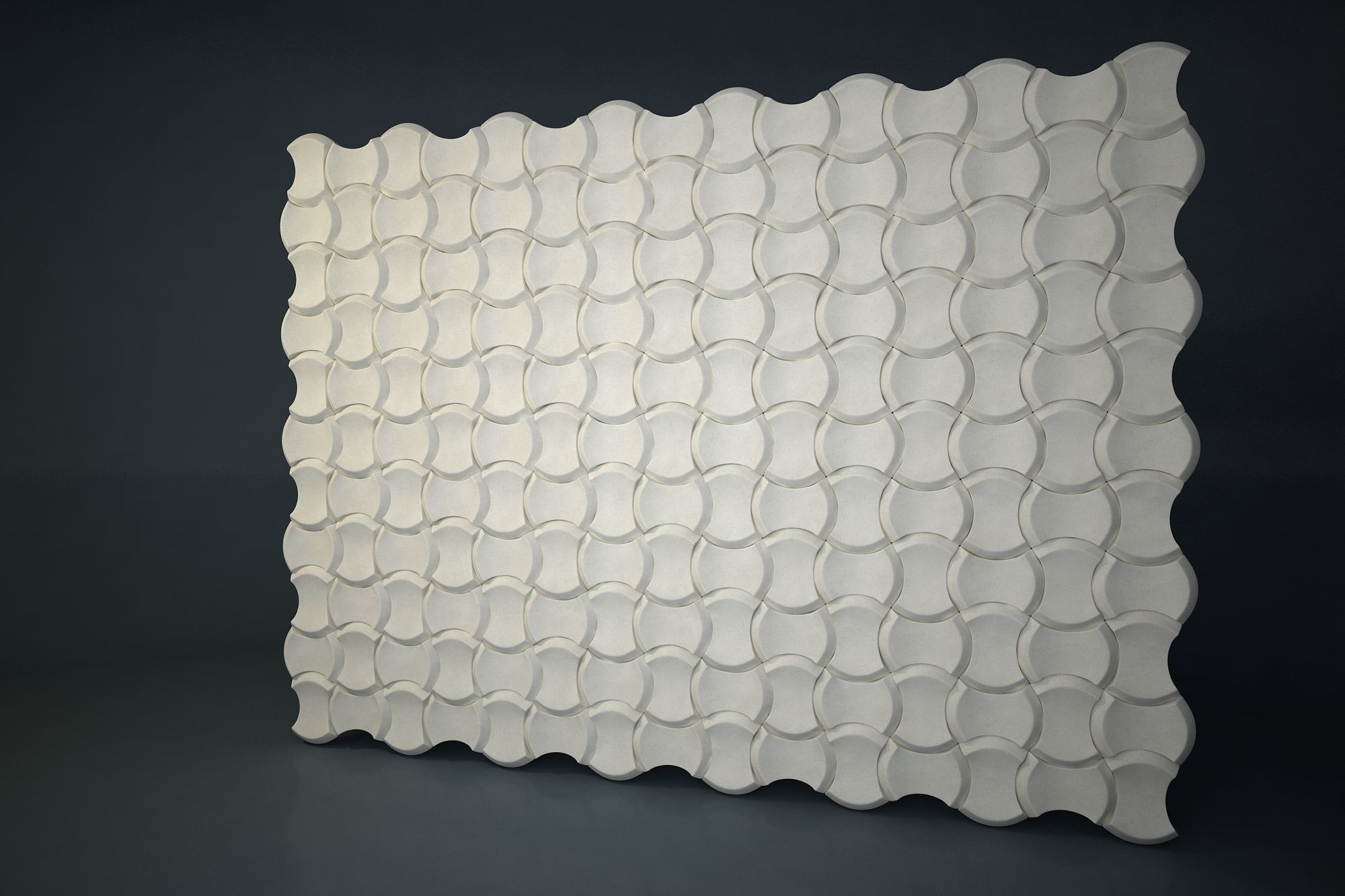 01 3DECOR PATTERN WALL Low-poly 3D model_1