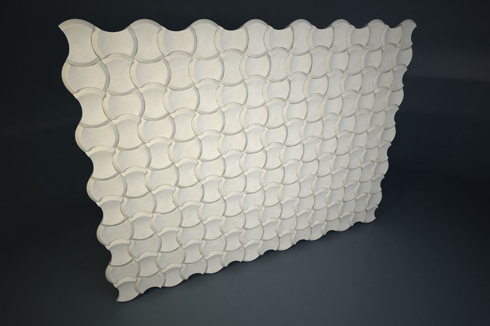 01 3DECOR PATTERN WALL Low-poly 3D model_3