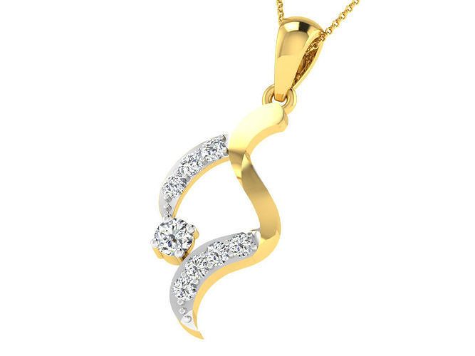 Women light weight pendant 3dm stl render detail  3D print model