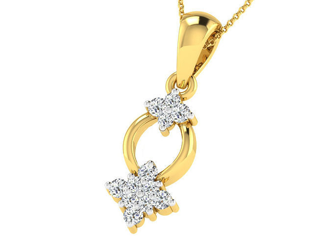Women light weight pendant 3dm stl render detail  3D print model