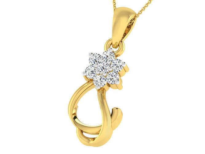 Women light weight pendant 3dm stl render detail  3D print model