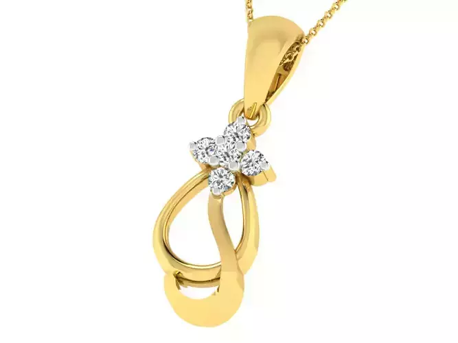 Women light weight pendant 3dm stl render detail 