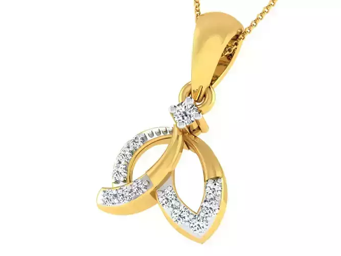 Women light weight pendant 3dm stl render detail 