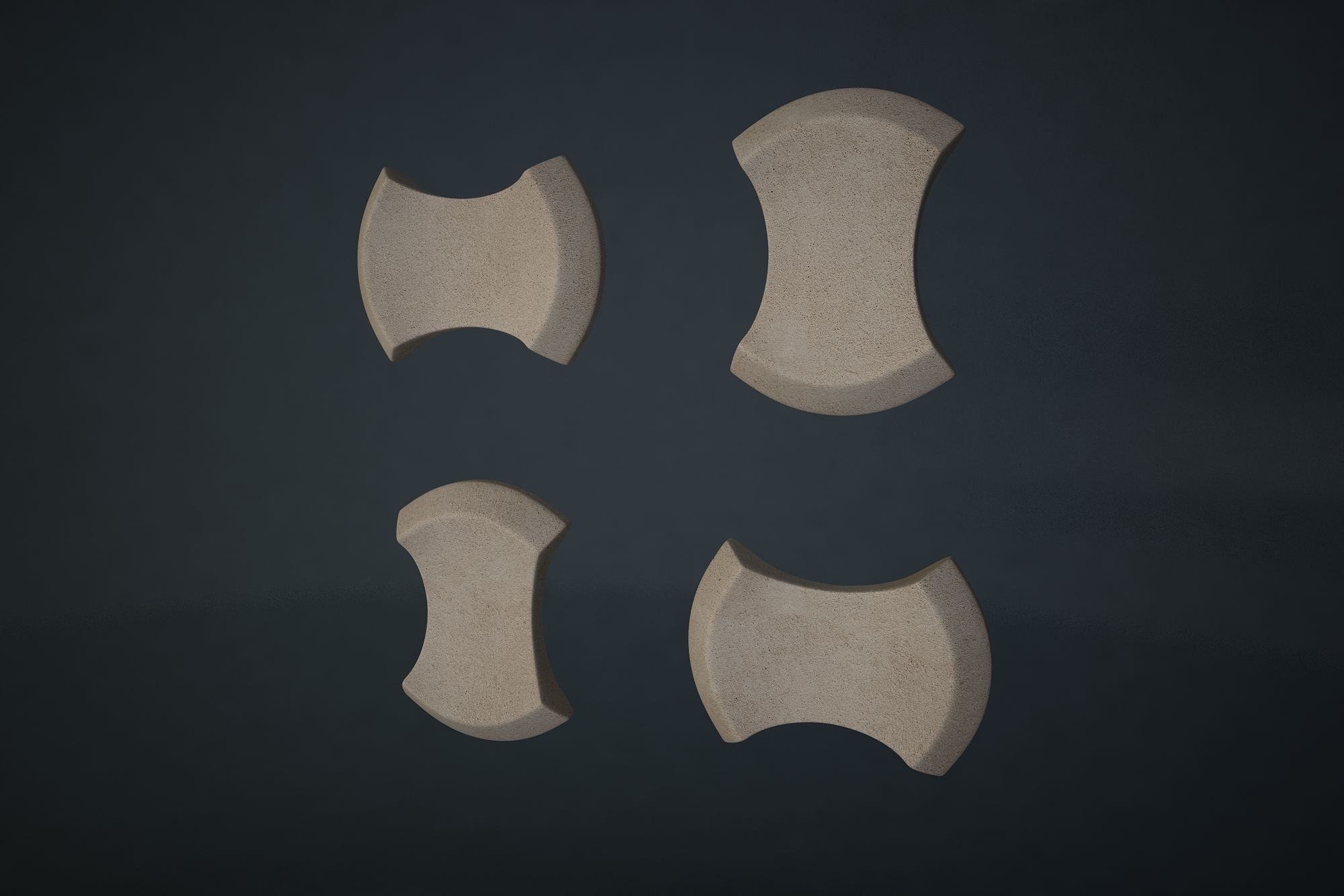 05 3DECOR PATTERN WALL Low-poly 3D model_10