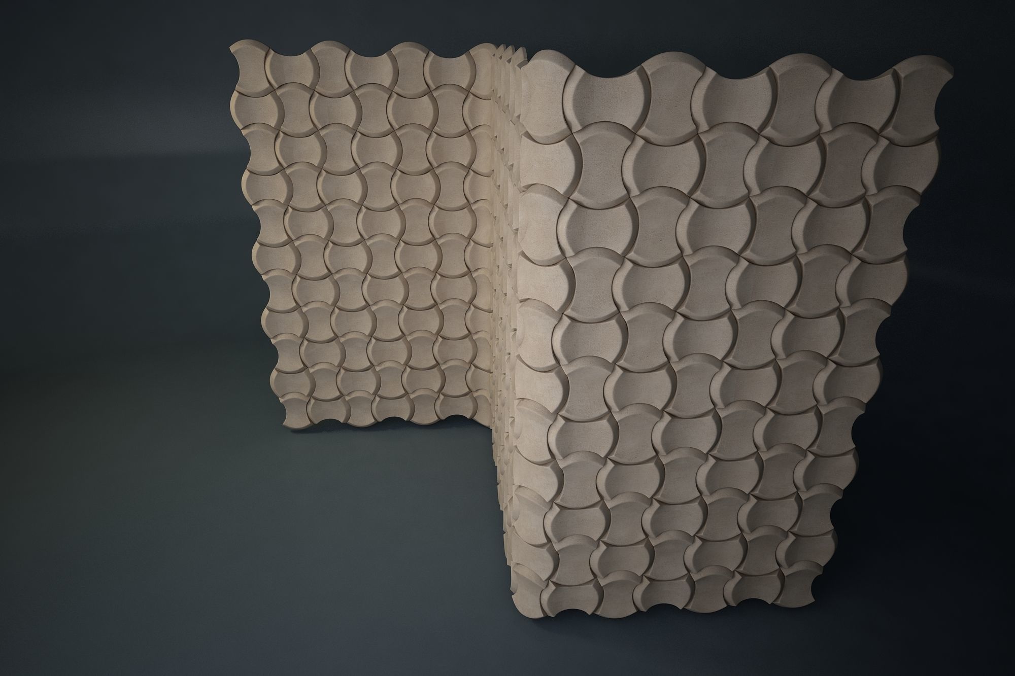 05 3DECOR PATTERN WALL Low-poly 3D model_4