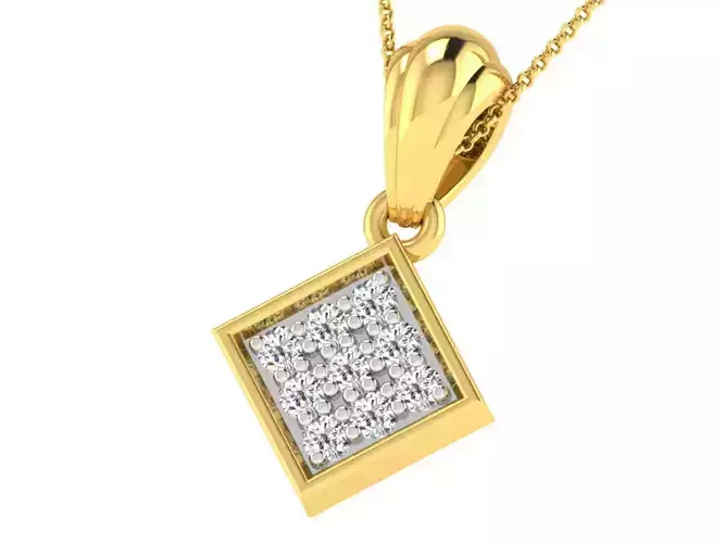 Women light weight pendant 3dm stl render detail 
