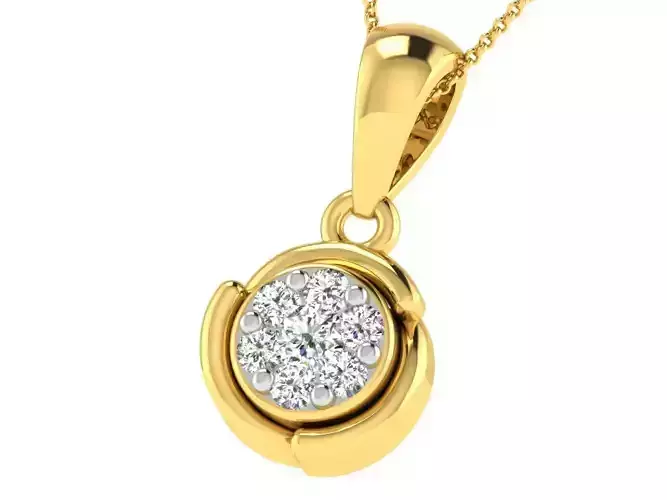 Women light weight pendant 3dm stl render detail 