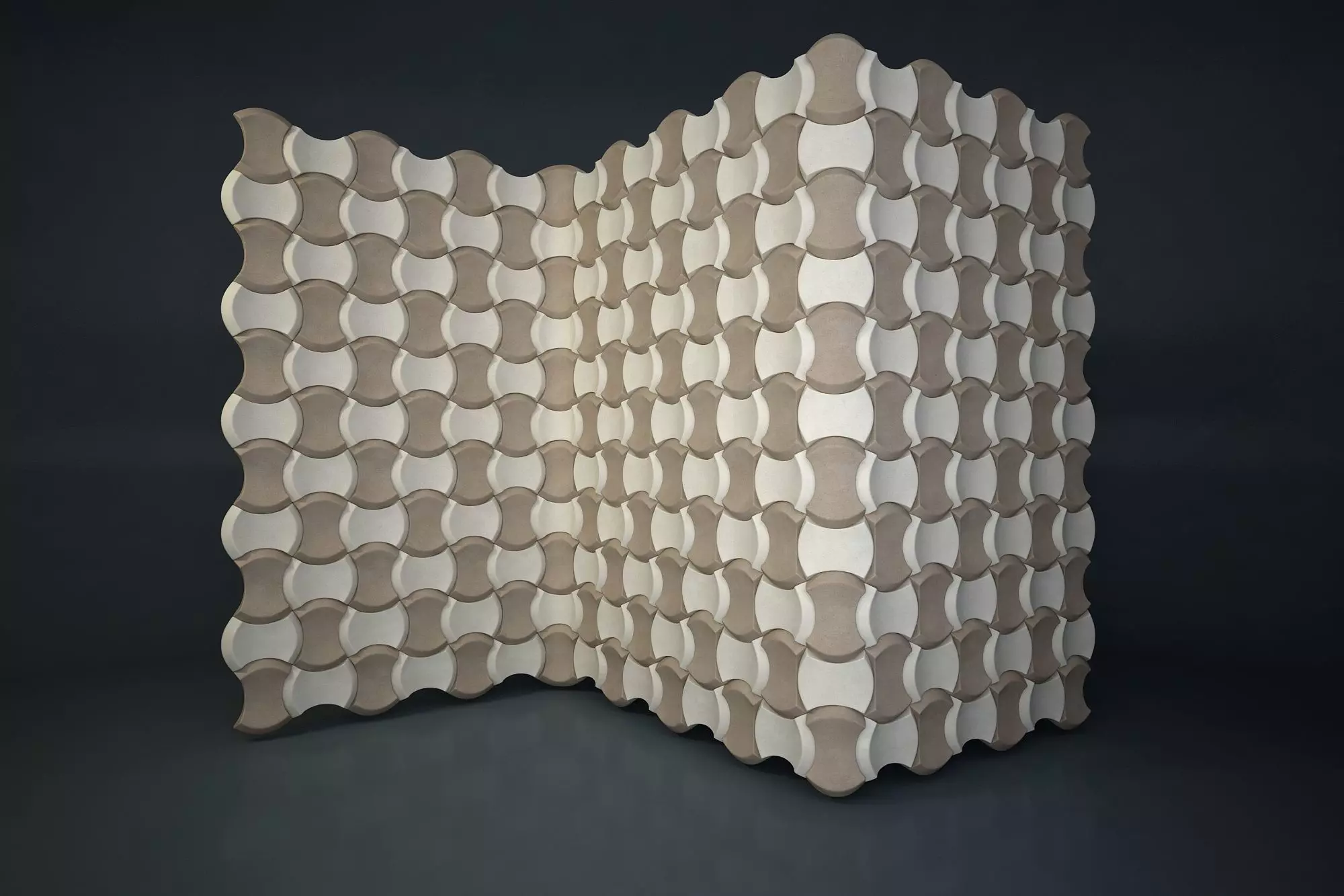06 3DECOR PATTERN WALL Low-poly 3D model_0
