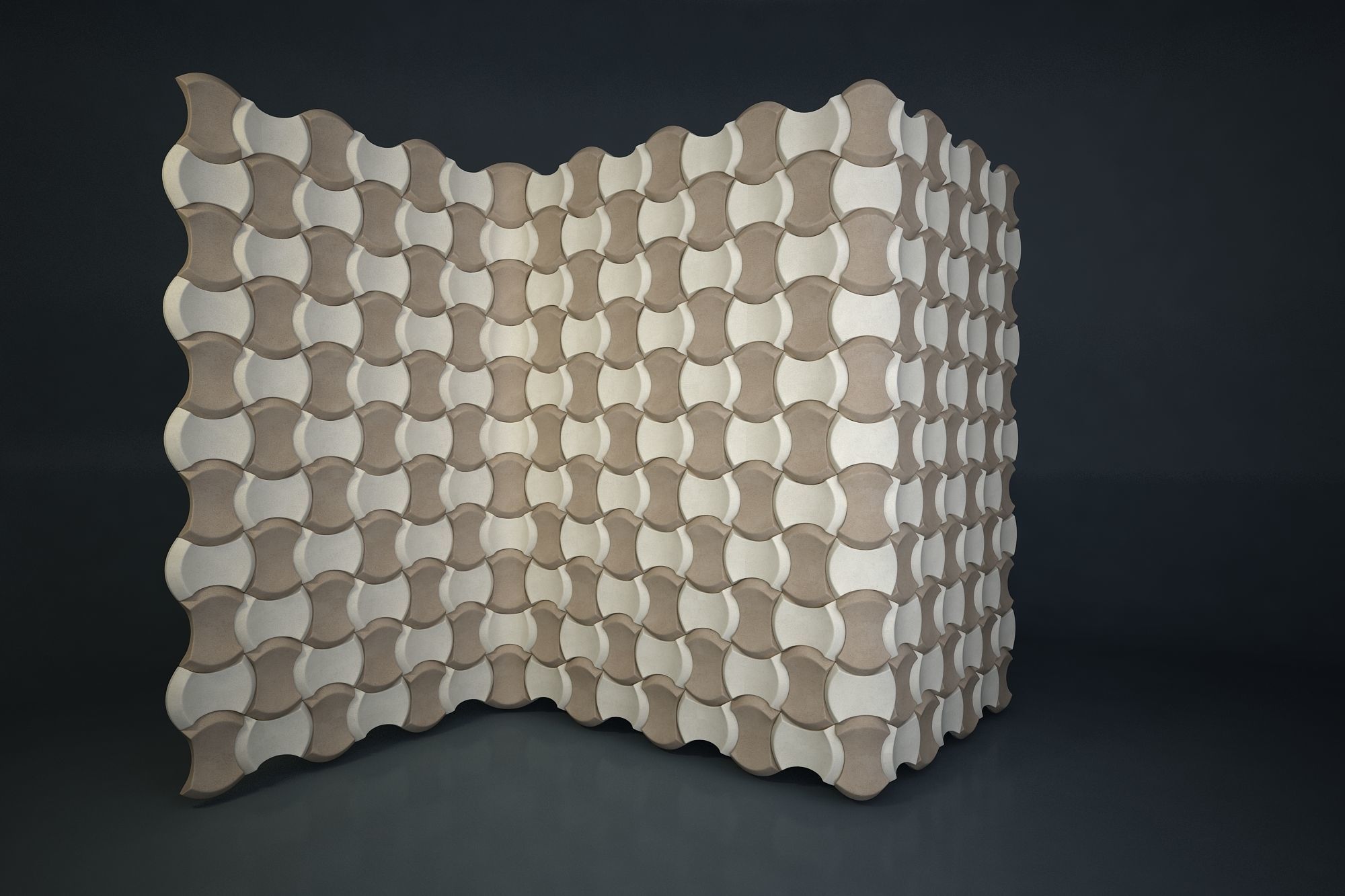 06 3DECOR PATTERN WALL Low-poly 3D model_2