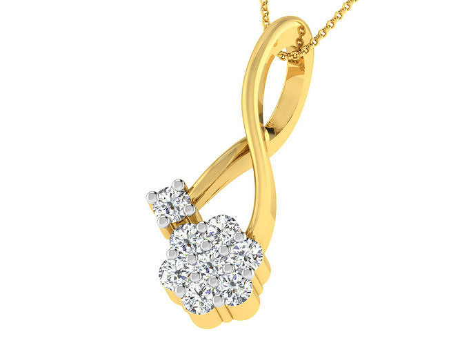Women light weight pendant 3dm stl render detail  3D print model