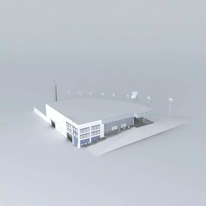 Mercedes Benz dealership Divesa Free 3D model