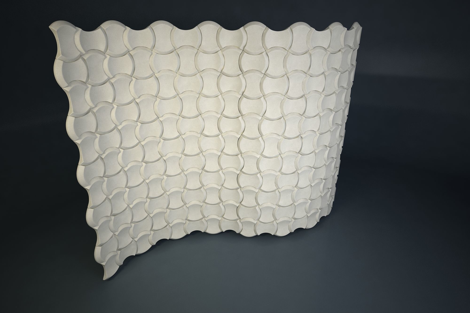 07 3DECOR PATTERN WALL Low-poly 3D model_3