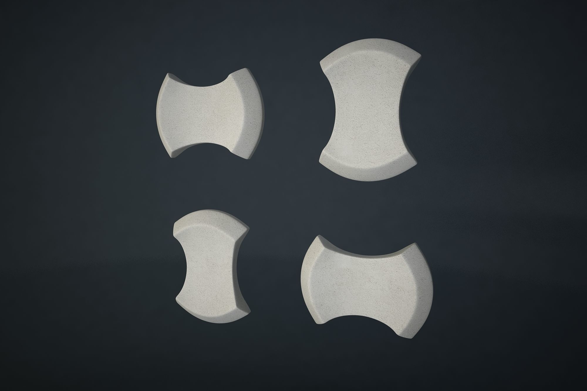 07 3DECOR PATTERN WALL Low-poly 3D model_10