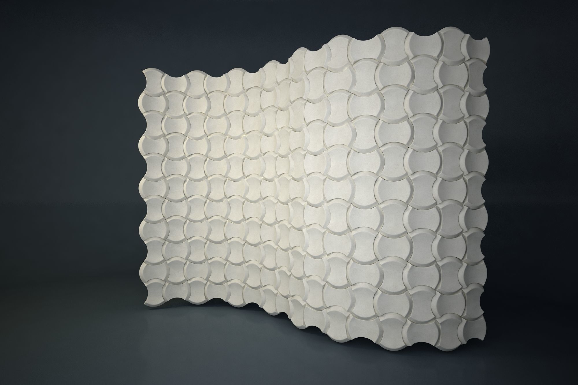 07 3DECOR PATTERN WALL Low-poly 3D model_1