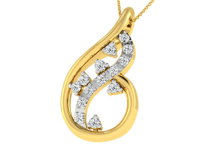 Women light weight pendant 3dm stl render detail  3D print model