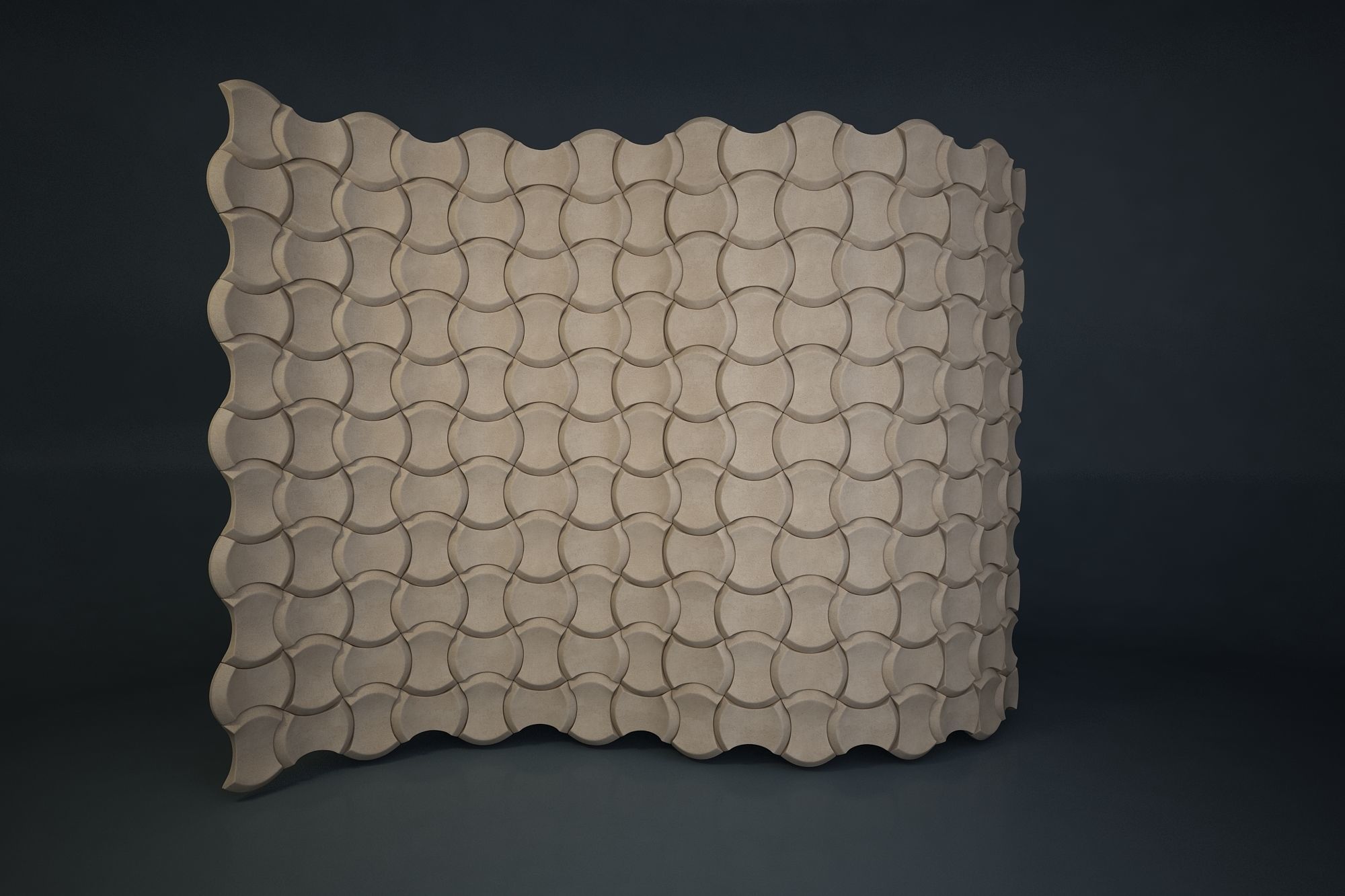 08 3DECOR PATTERN WALL Low-poly 3D model_2