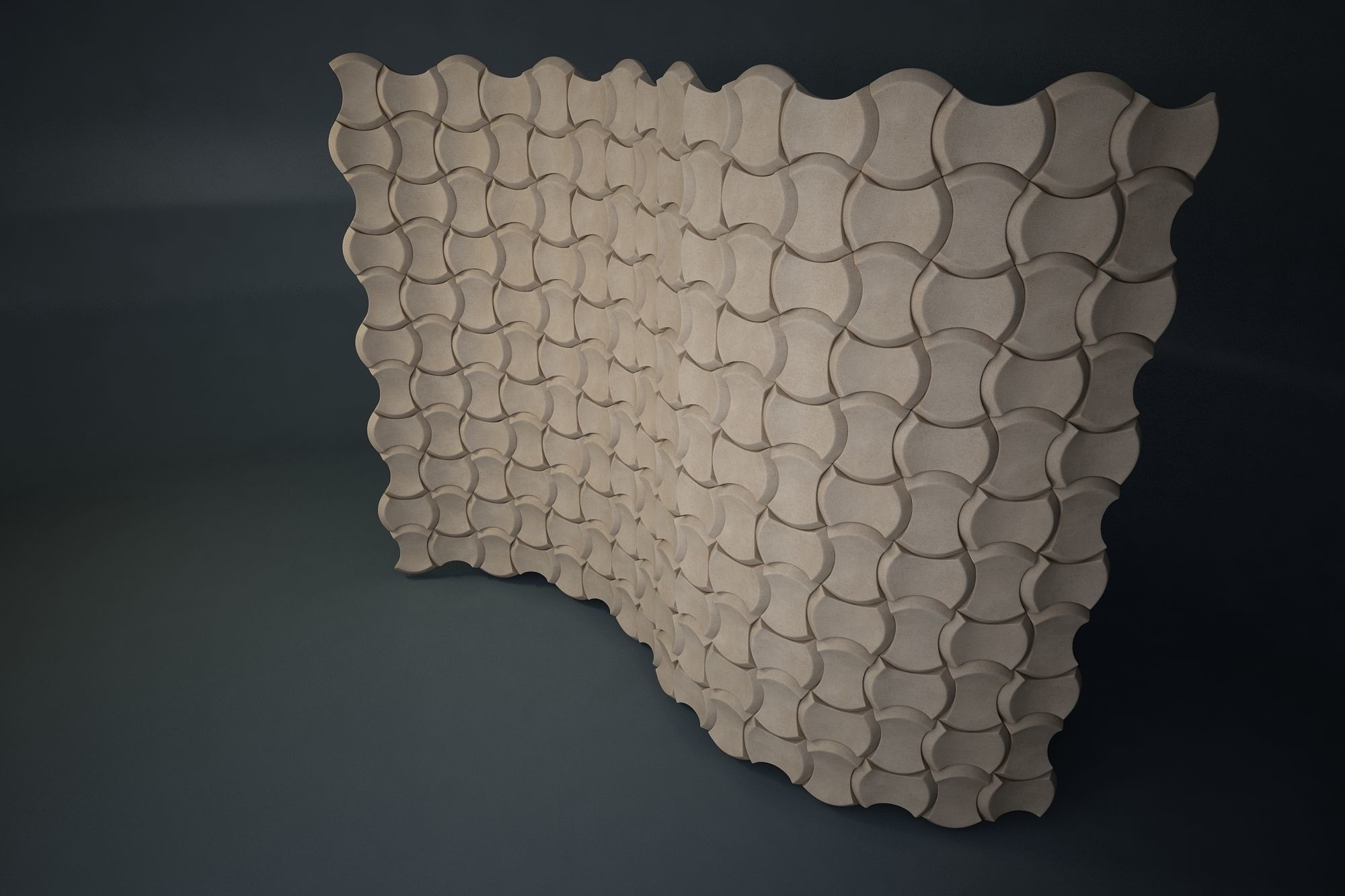 08 3DECOR PATTERN WALL Low-poly 3D model_4