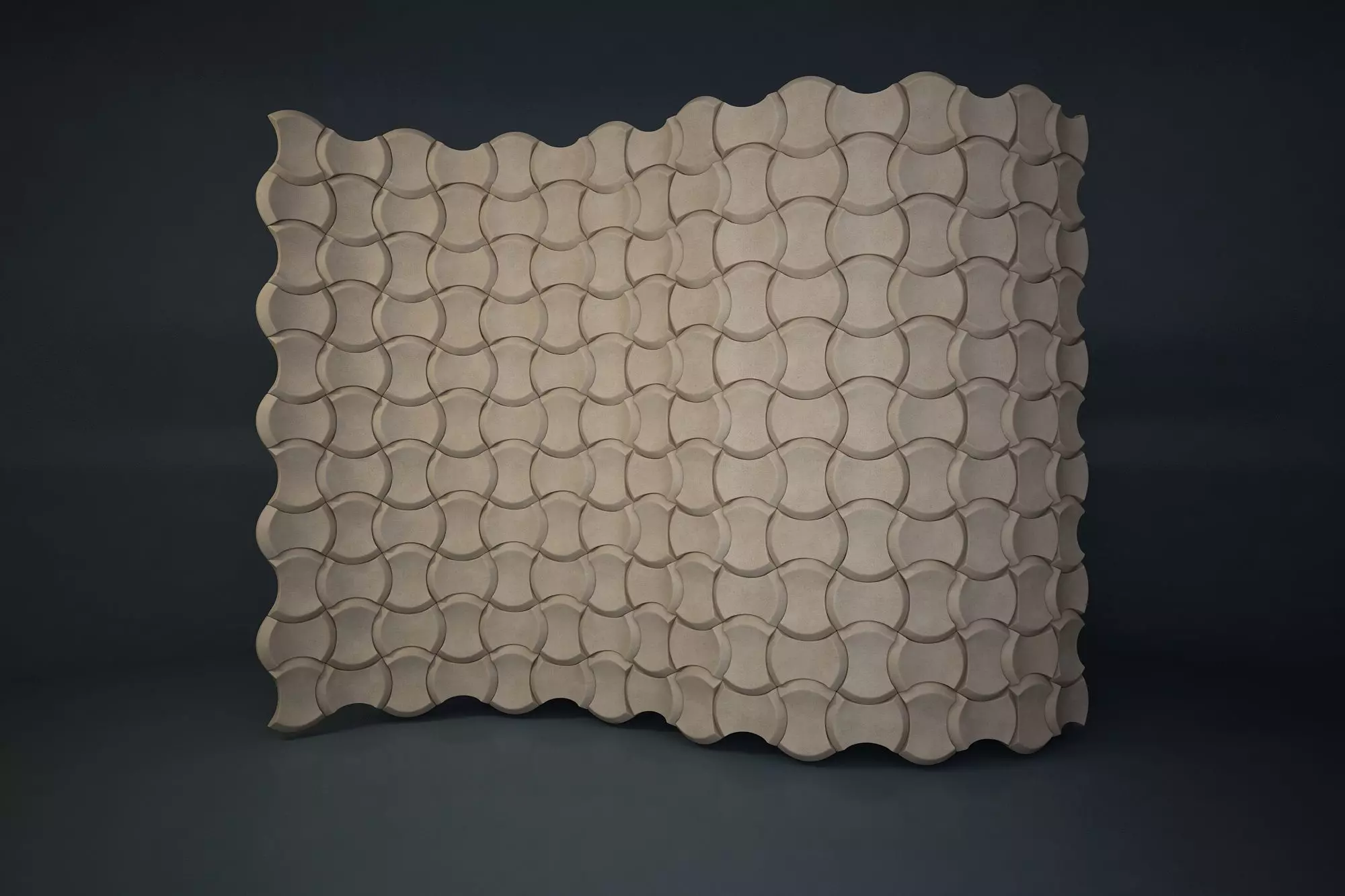 08 3DECOR PATTERN WALL Low-poly 3D model_0