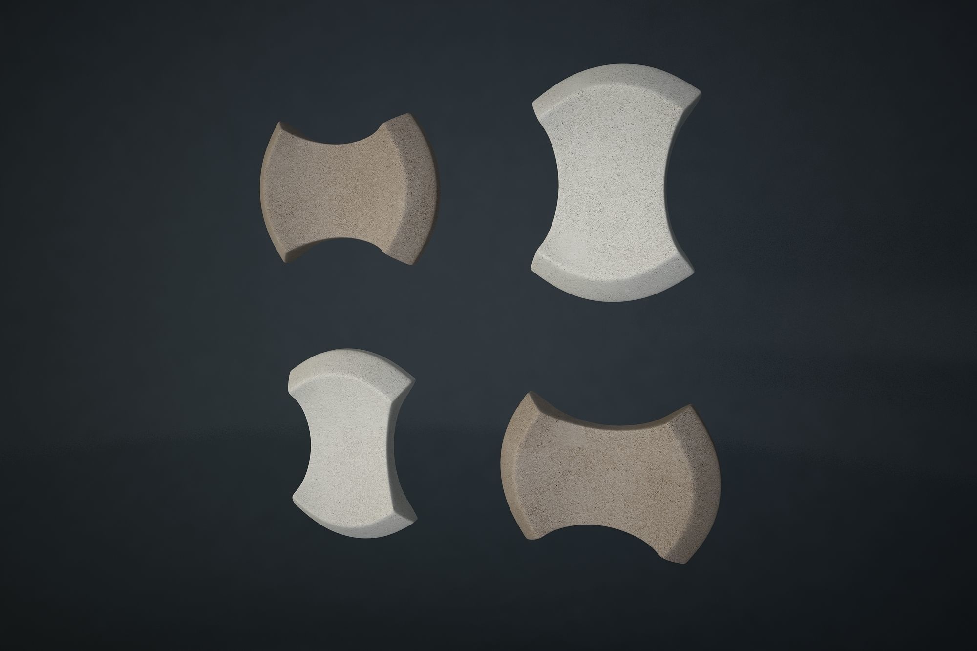 09 3DECOR PATTERN WALL Low-poly 3D model_10