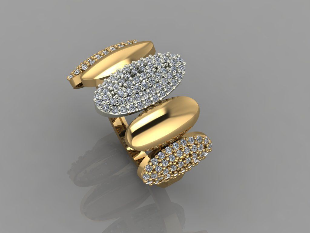 GC GOLD Y036- Diamond 3D mode 3D print model_2