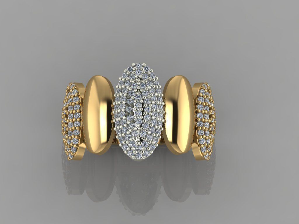 GC GOLD Y036- Diamond 3D mode 3D print model_3