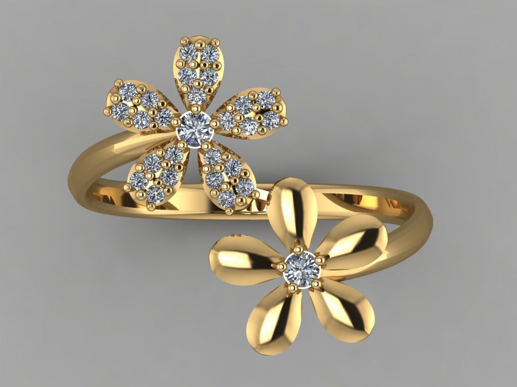 GC GOLD Y037- Diamond 3D modeL 3D print model_1