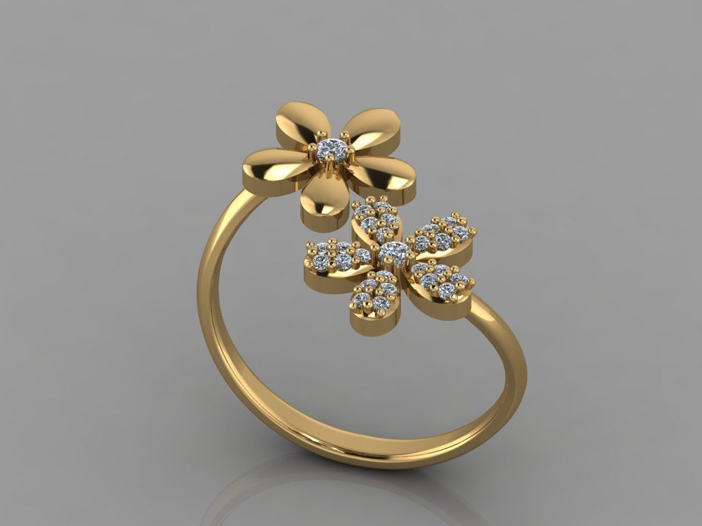 GC GOLD Y037- Diamond 3D modeL 3D print model_4