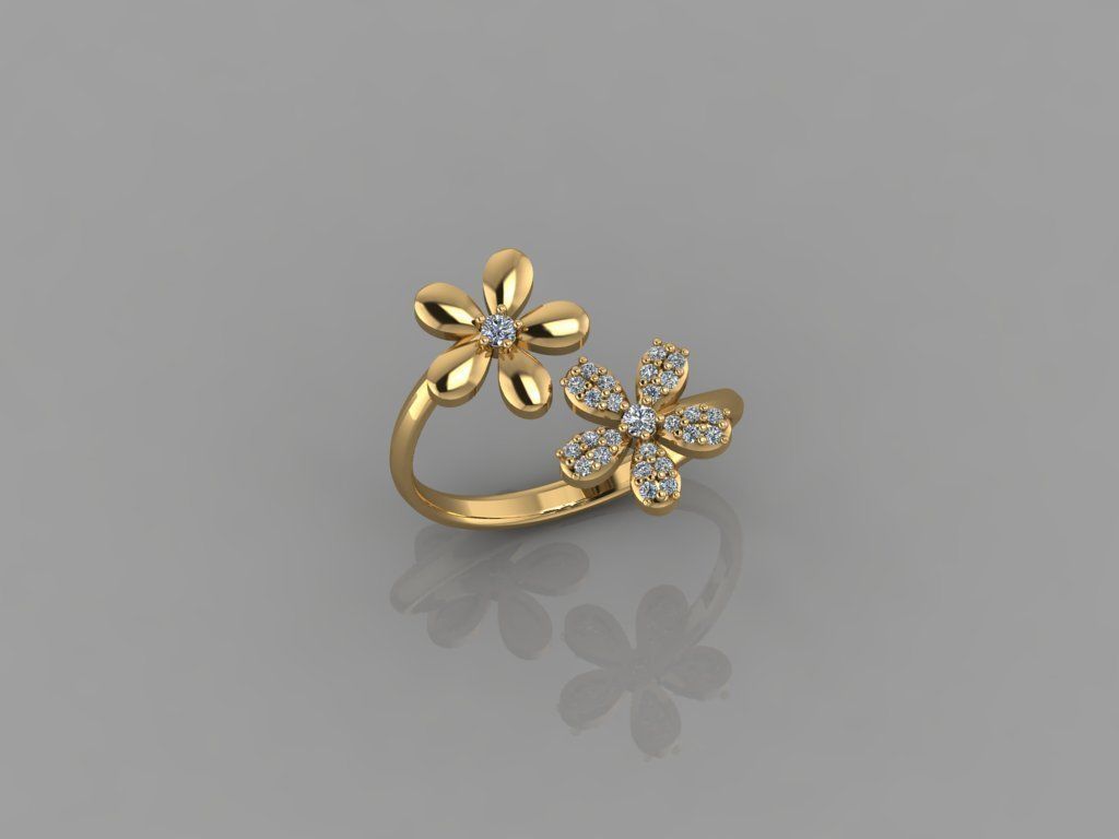 GC GOLD Y037- Diamond 3D modeL 3D print model_3