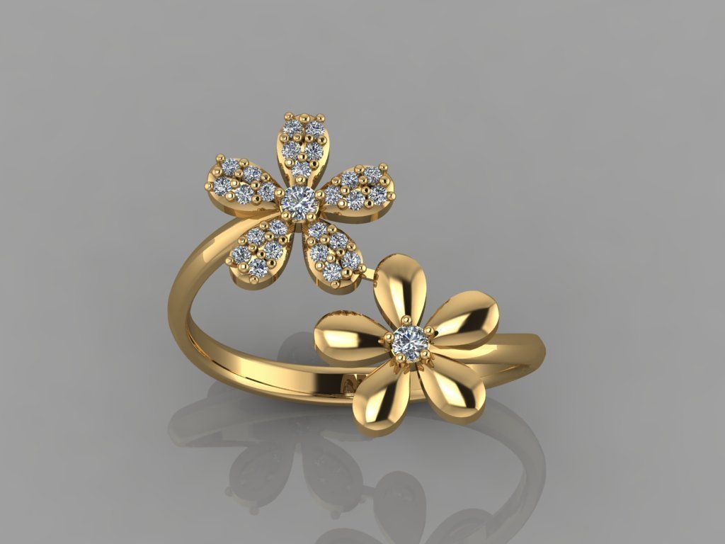 GC GOLD Y037- Diamond 3D modeL 3D print model_2