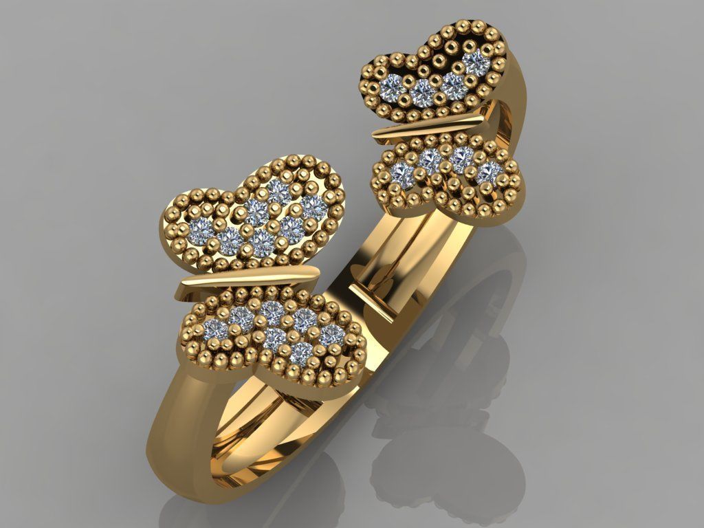 GC GOLD Y042- Diamond 3D modeL 3D print model_2