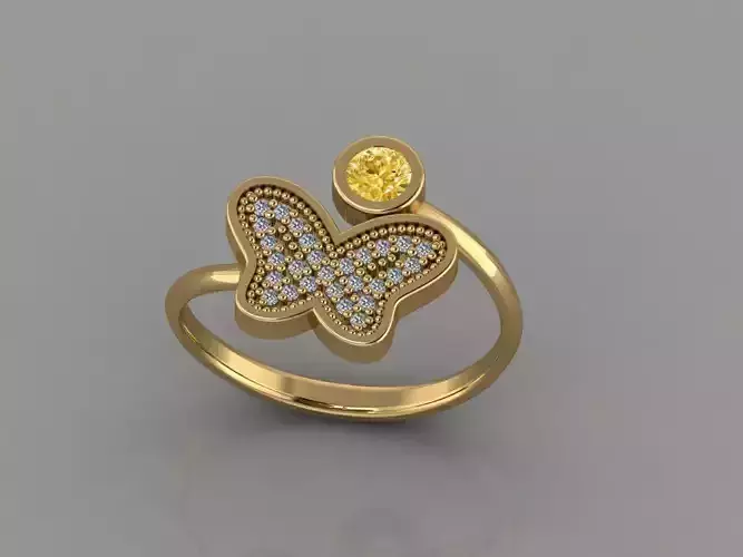 GC GOLD Y043- Diamond 3D modeL 