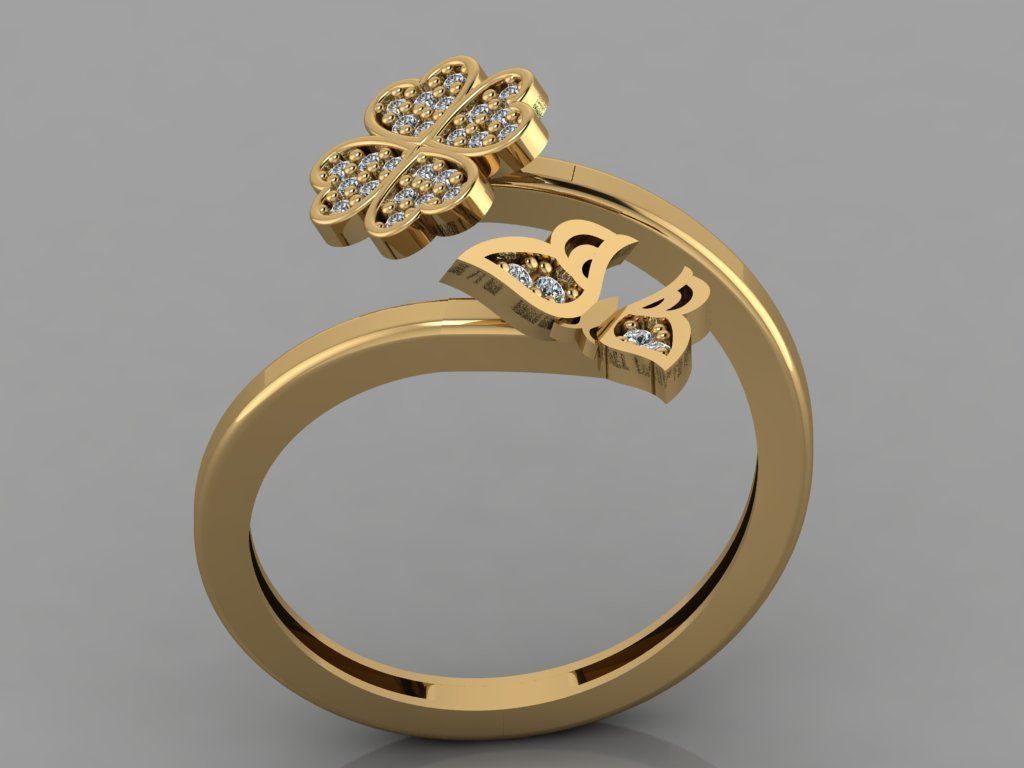 GC GOLD Y045- Diamond 3D modeL 3D print model_3