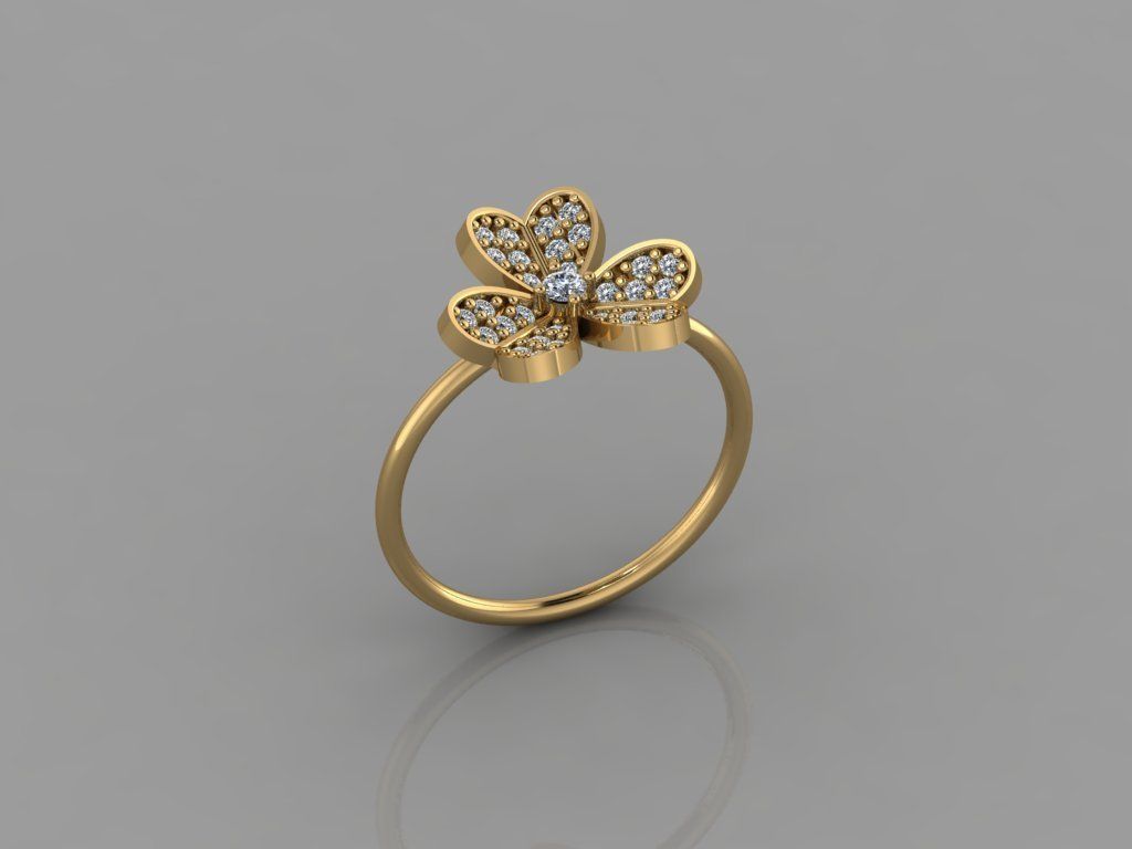 GC GOLD Y046- Diamond 3D modeL 3D print model_2