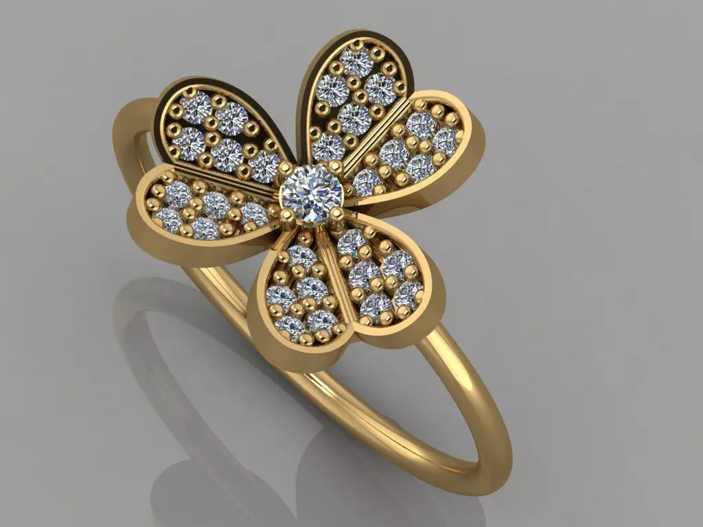 GC GOLD Y046- Diamond 3D modeL 3D print model_0