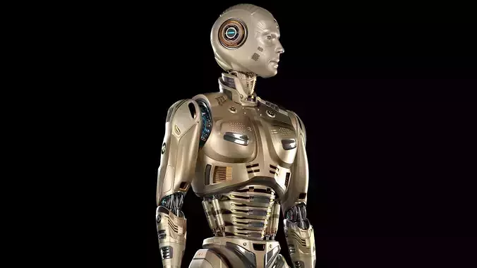 Robot Man 2 Rigged BASIC EDITION 3D model