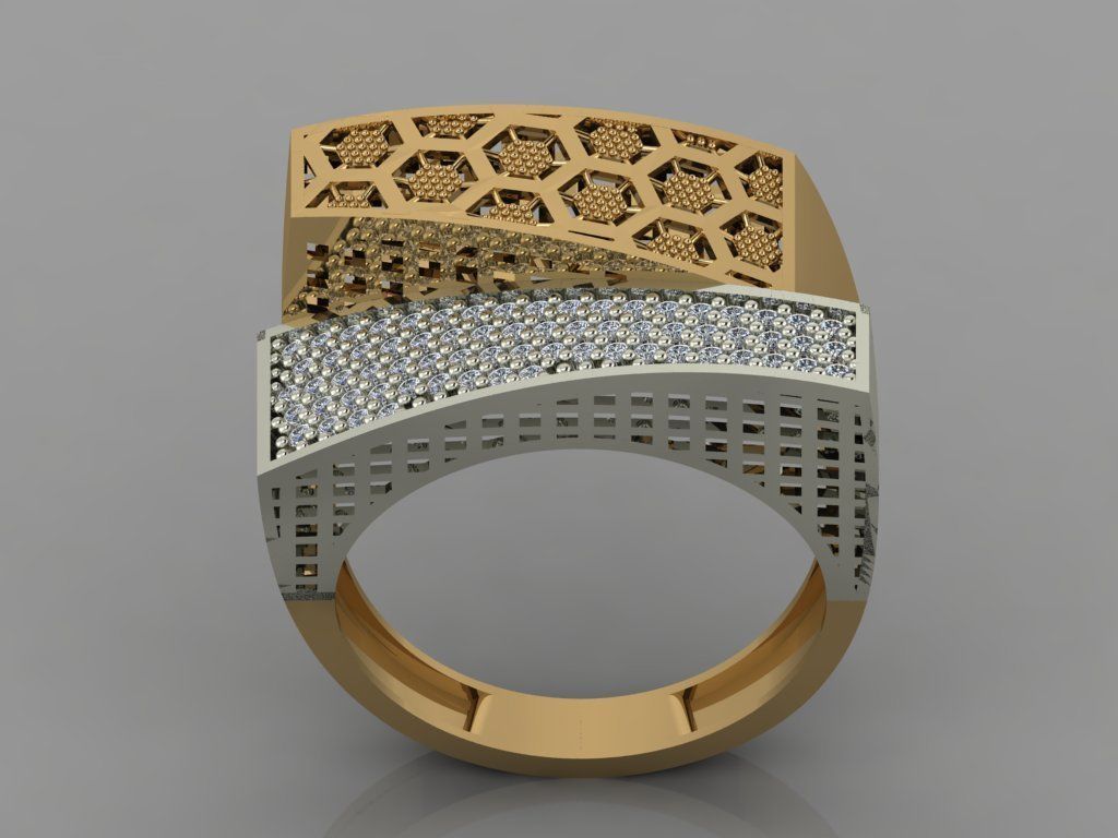 GC GOLD Y049- Diamond set 3D model 3D print model 3D print model_2