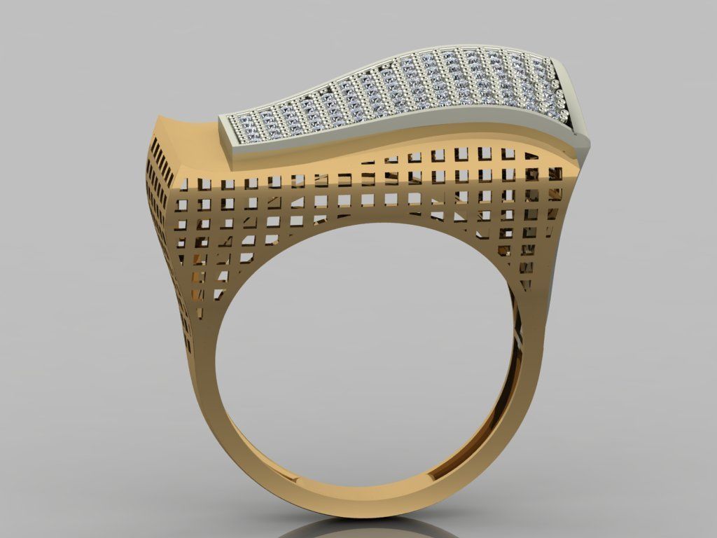 GC GOLD Y050 - Diamond set 3D model 3D print model_4