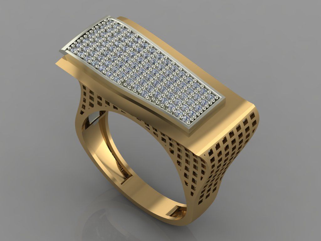 GC GOLD Y050 - Diamond set 3D model 3D print model_2