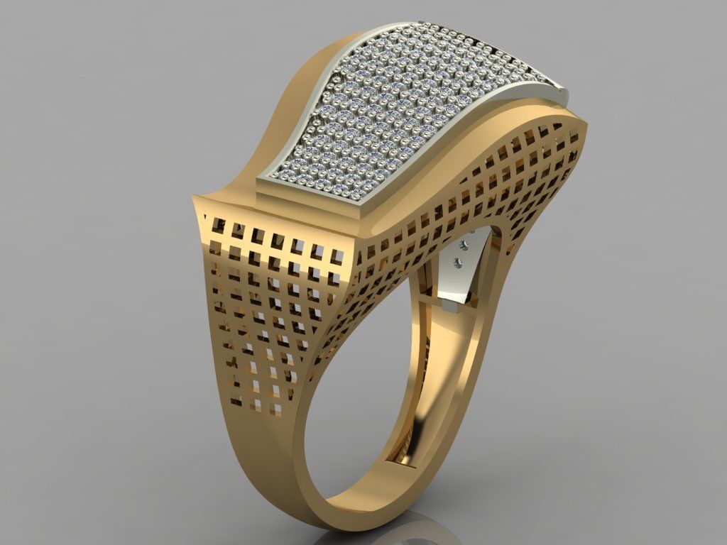 GC GOLD Y050 - Diamond set 3D model 3D print model_3
