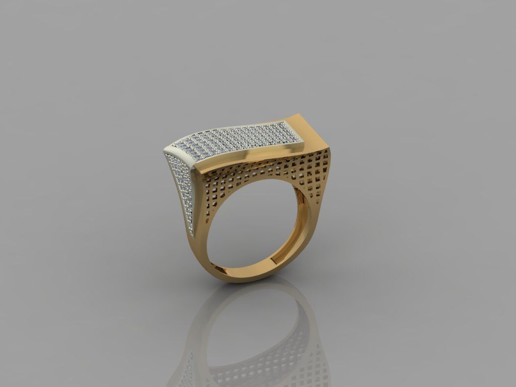 GC GOLD Y050 - Diamond set 3D model 3D print model_1