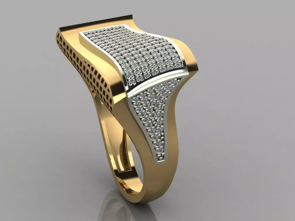 GC GOLD Y050 - Diamond set 3D model 3D print model_0