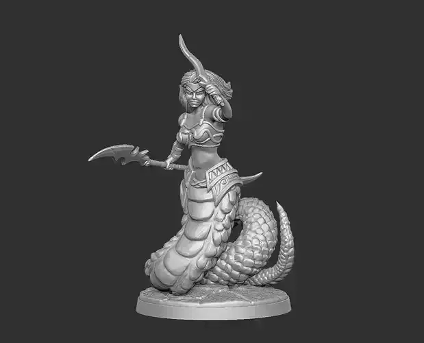 Naga Character 3D print model