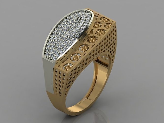 GC GOLD Y051 - Diamond set 3D model 3D print model