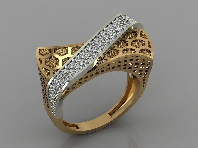GC GOLD Y053 - Diamond set 3D model 3D print model