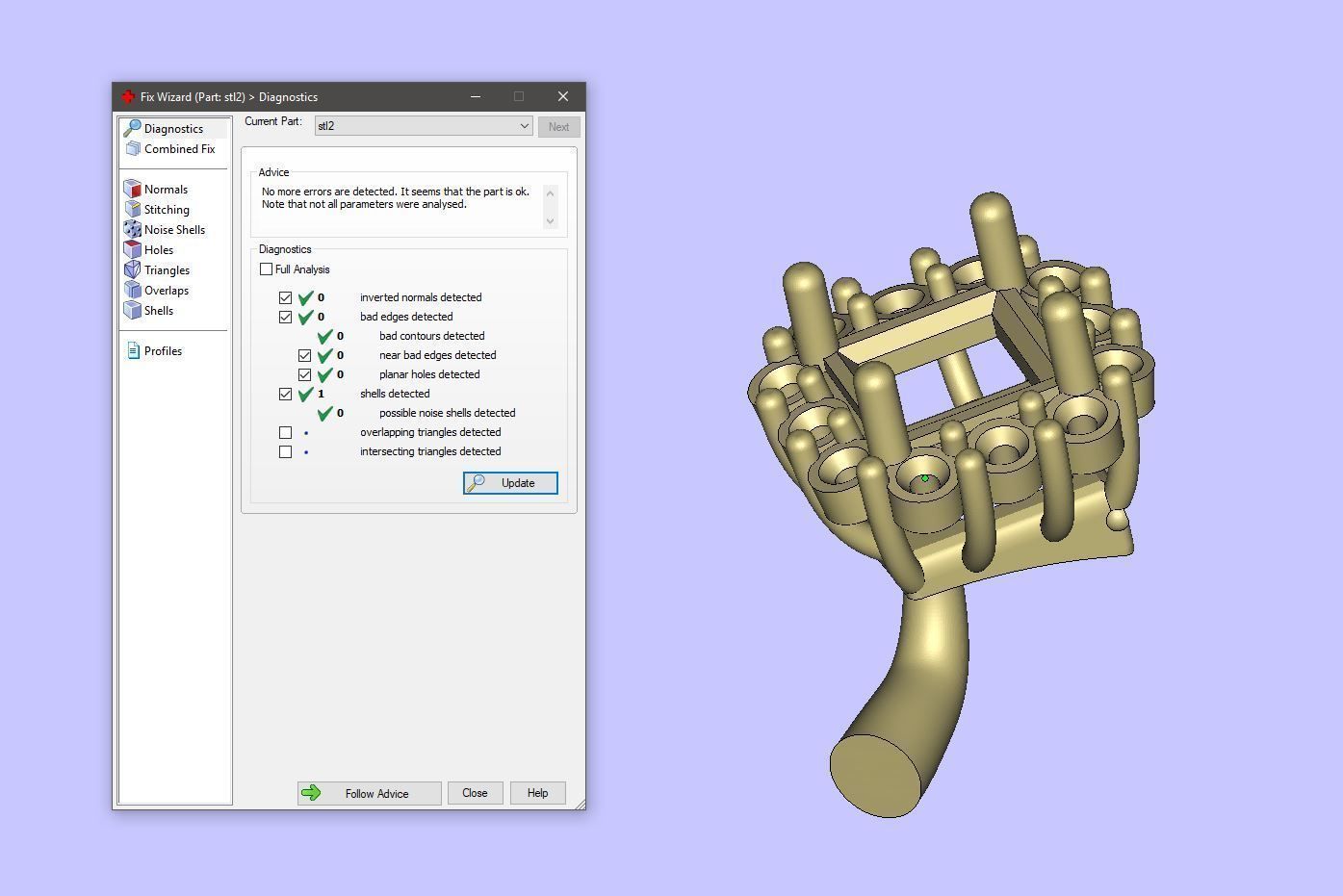 Gold N685 3D print model_8