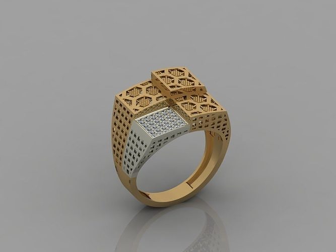 GC GOLD Y056 - Diamond set 3D model 3D print model