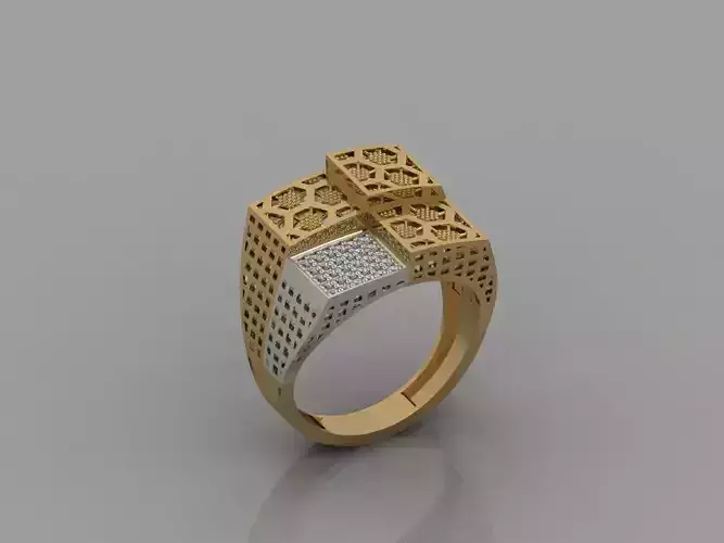 GC GOLD Y056 - Diamond set 3D model 3D print model