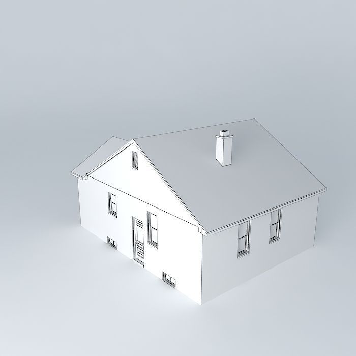 Tract House Free 3D model_4