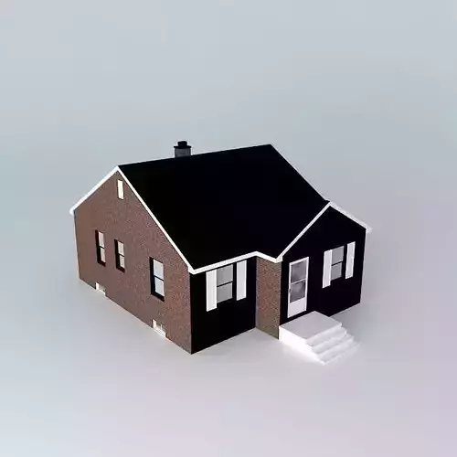 Tract House Free 3D model